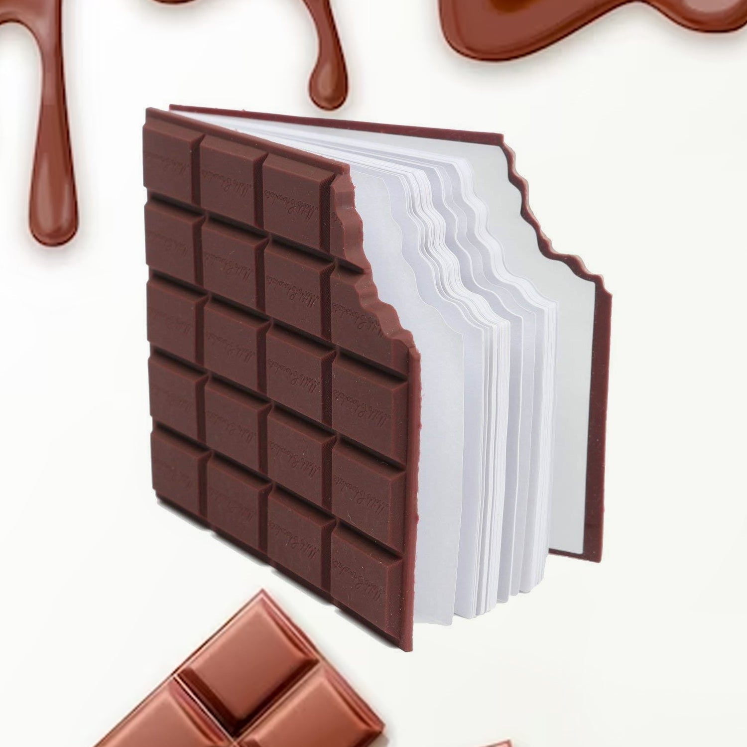 4528 Small Chocolate Scented Diary Memo Notebook in Rectangular Chocolate Bite Shape with Original Chocolate Smell Personal Pocket Diary with Plain Pages for Kids 4528 Small Chocolate Scented Diary Memo Notebook in Rectangular Chocolate Bite Shape with Original Chocolate Smell Personal Pocket Diary with Plain Pages for Kids